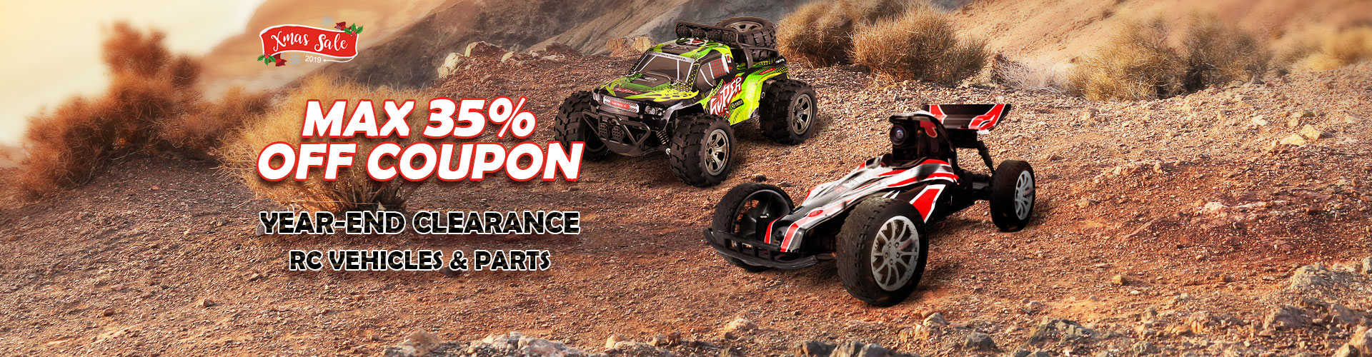 MAX 35% COUPON YEAR-END CLEARANCE RC Vehicles & Parts