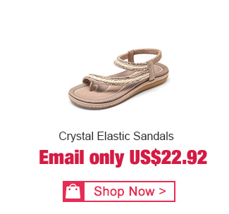 Crystal Elastic Sandals