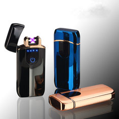 Electric Lighter USB Arc Windproof Flameless Cigarette Lighter