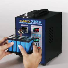 SUNKKO 737U 220V/110V Battery Spot Welding Machine Handheld Welding Battery & Testing & Charging