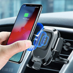 Baseus Infrared Sensing Car Phone Holder Wireless Charger