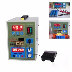 SUNKKO 787A+ LED Pulse Battery Spot Welder Precision Welding Machine with Pedal Power Applicable Notebook Phone Battery