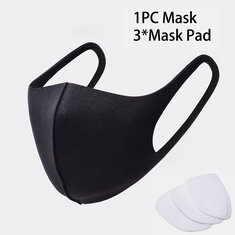 3Pcs Disposable PM2.5 Filter Cotton Pad And Mask