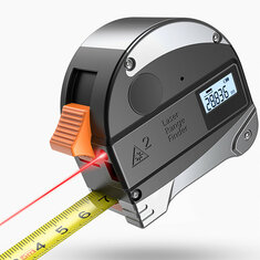 30M Laser Rangefinder + Anti-fall Steel Tape Measure Distance Tool