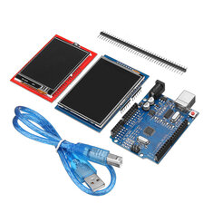 UNO R3 + 2.8TFT + 2.4TFT Touch Screen Kit For Arduino