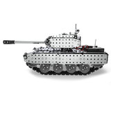 MoFun 2.4G Stainless Steel RC Tank 952PCS DIY Assemble Brick Block RC Car Toy