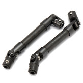 2PCS Black Front Axle Stainless Steel Drive Shaft 110-155mm for Axial SCX10 Crawler Rc Car Parts