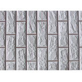 Original 10M Papel de pared Ladrillo Piedra Efecto rústico Pegatinas de pared autoadhesivas Decoración para el hogar