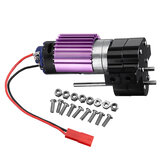 Upgraded Metal Transfer Gear Box with 370 Motor For WPL 1/16 4WD 6WD JJRC Q60 Q61 Black