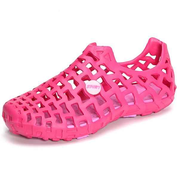 Unisex Large Size Colorful Rain Slippers Beach Couple Shoes - US$19.99