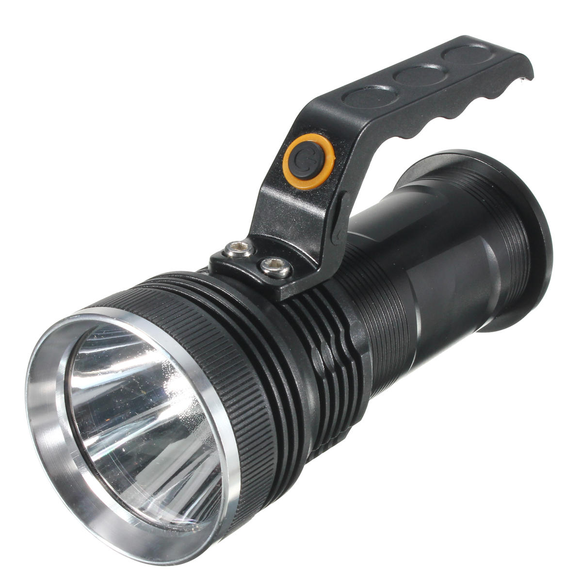 Led police tactical flashlight torch new 1000mah handheld 