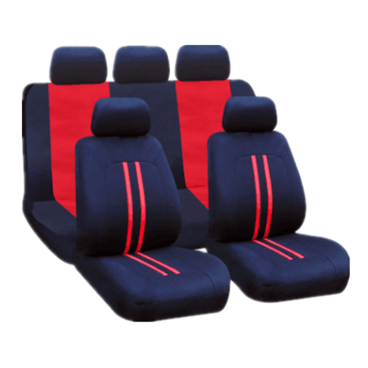 polyester fabric car front and back seat cover cushion protector