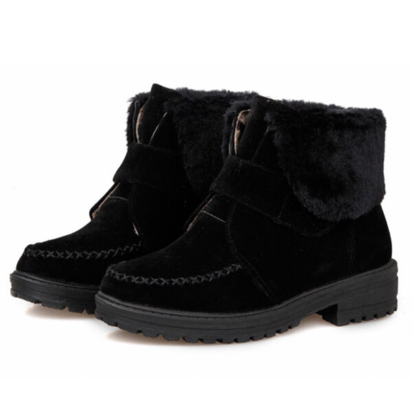 US Size 5-12 Women Winter Fur Lining Keep Warm Comfortable Ankle Boots ...