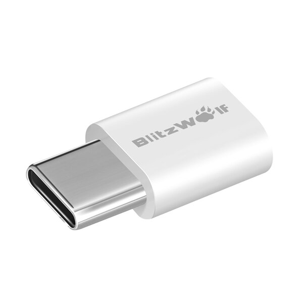 2x MICRO USB do USB-C BlitzWolf BW-A2 za $2.99 / ~11zł