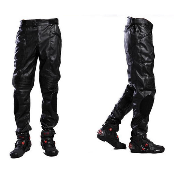 men motorcycle racing pu leather pants trousers for duhan dk-015 Sale ...
