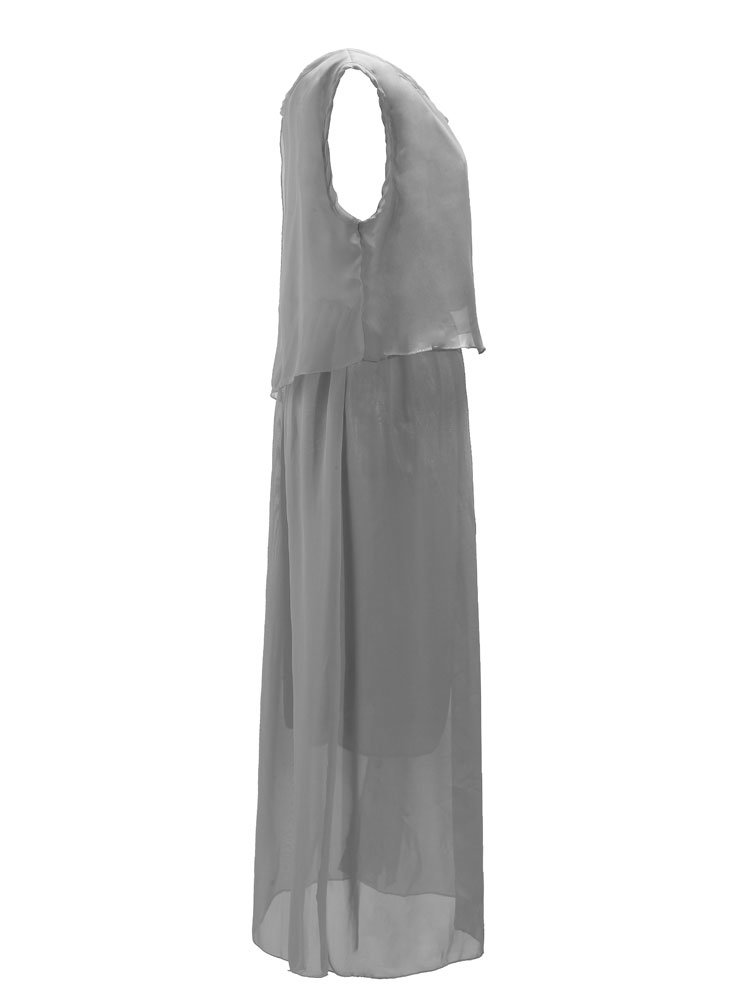 Women Bohenmia Chiffon Sleeveless Maxi Dress - US$15.25 sold out