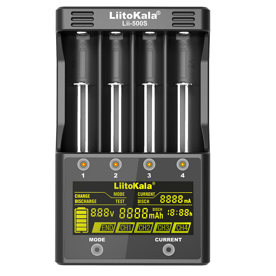 Ładowarka do baterii LiitoKala lii-500S za $31.76 / ~122zł