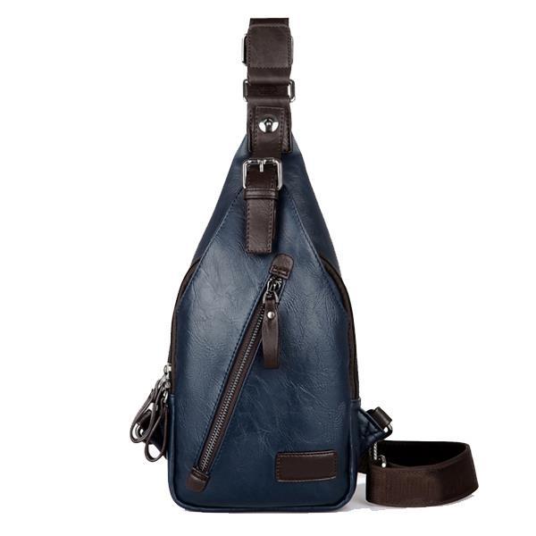 Men PU Crossbody Bag Capacity Leisure Shoulder Bag - US$36.50