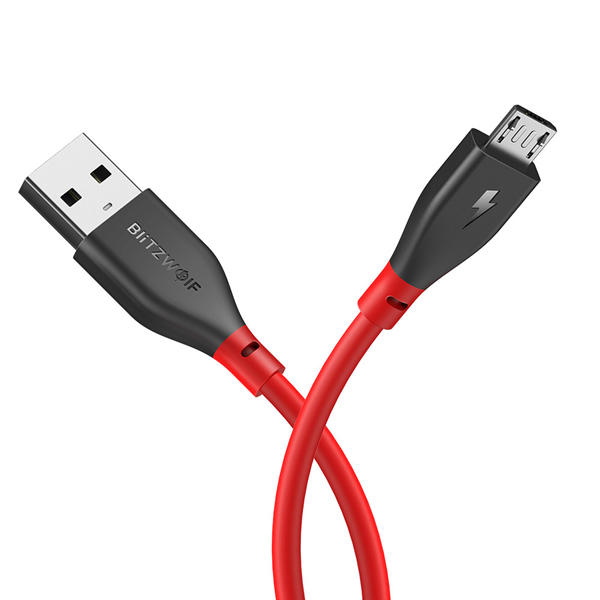Kabel Micro USB BlitzWolf AmpCore Ⅱ BW-MC11 za $2.38 / ~9zł