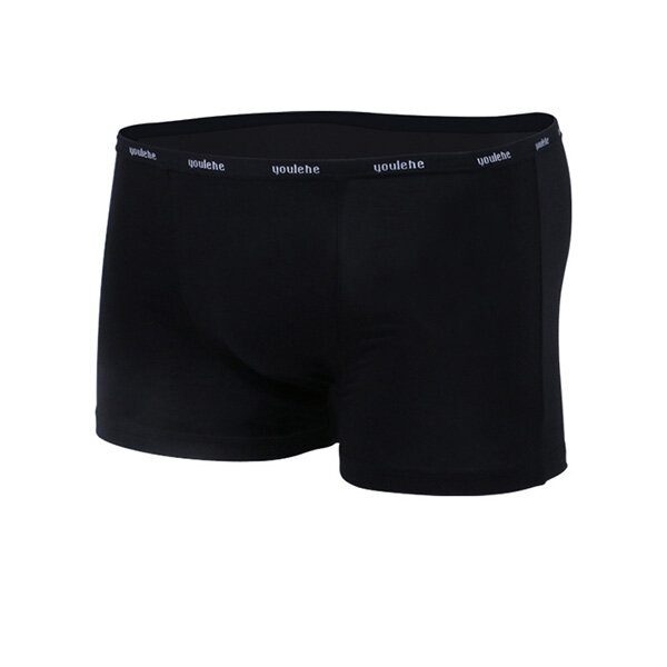 mens u-shaped pouch sexy underpants casual solid color boxer modal ...