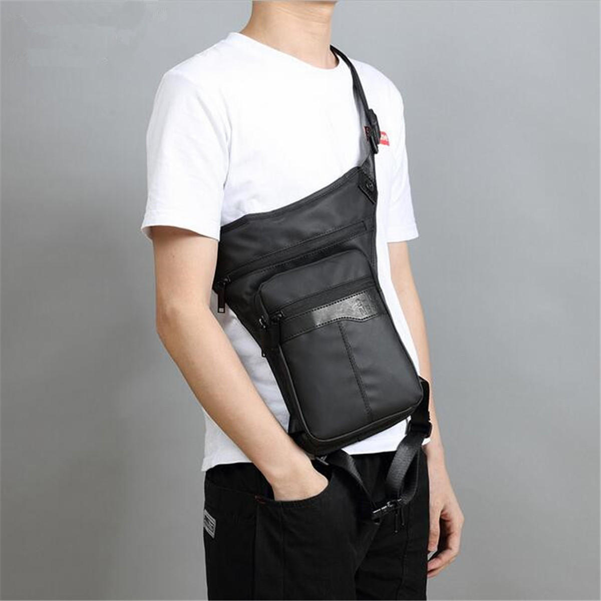 oxford leg bag waist pockets waterproof travel camping shoulder bag ...