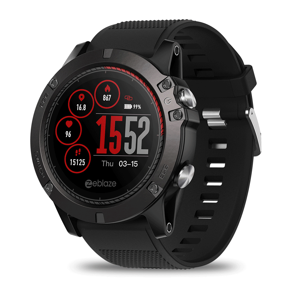 Smartwatch Zeblaze VIBE 3 ECG za $47.69 / ~183zł