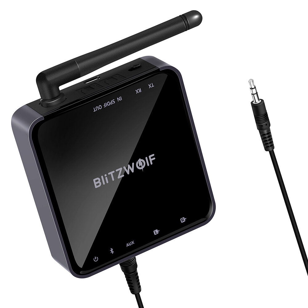 BlitzWolf BW-BR4 bluetooth V5.0 aptX HD Music Receiver Transmitter za $29.69 / ~113zł