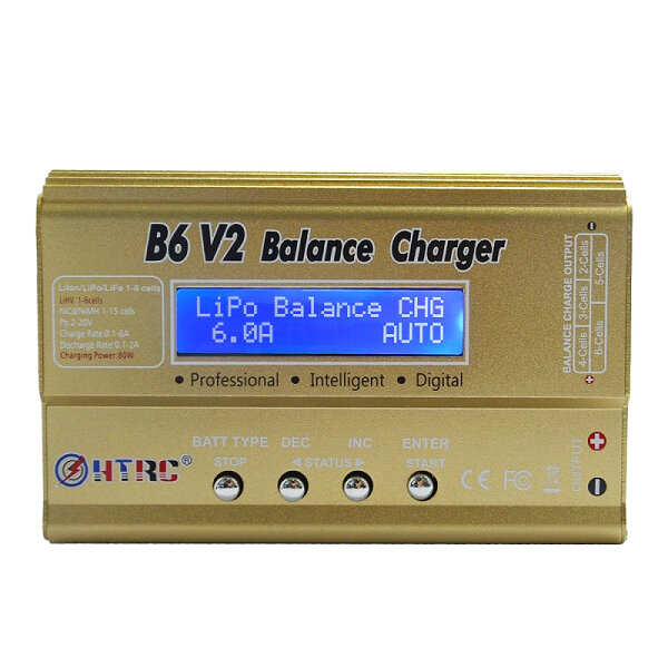 best price,htrc,b6,v2,80w,6a,rc,battery,balance,charger,discount