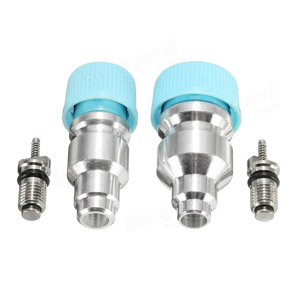 2Pcs High and Low Pressure A//C AC System Valve Cap Air Conditioning Service