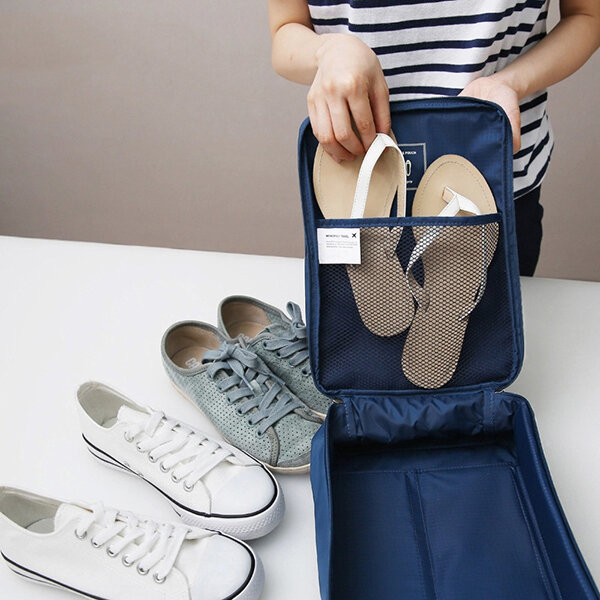 honana hn-tb18 travel storage bags waterproof portable shoes box pouch ...