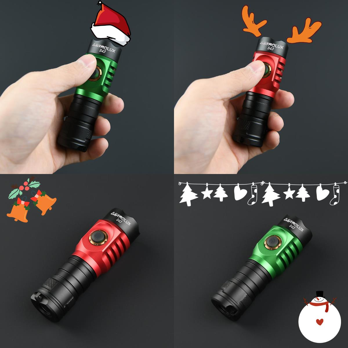 best price,astrolux,s43,christmas,version,xp,g3,red,flashlight,discount