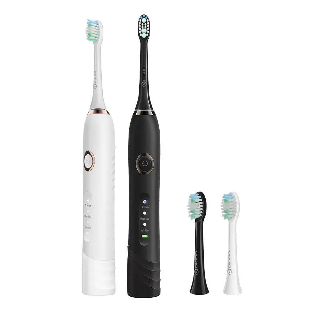 YS11 5 Brush Modes Essence Sonic Electric Wireless USB Rechargeable Toothbrush IPX7 Waterproof With 2 Toothbrush Head