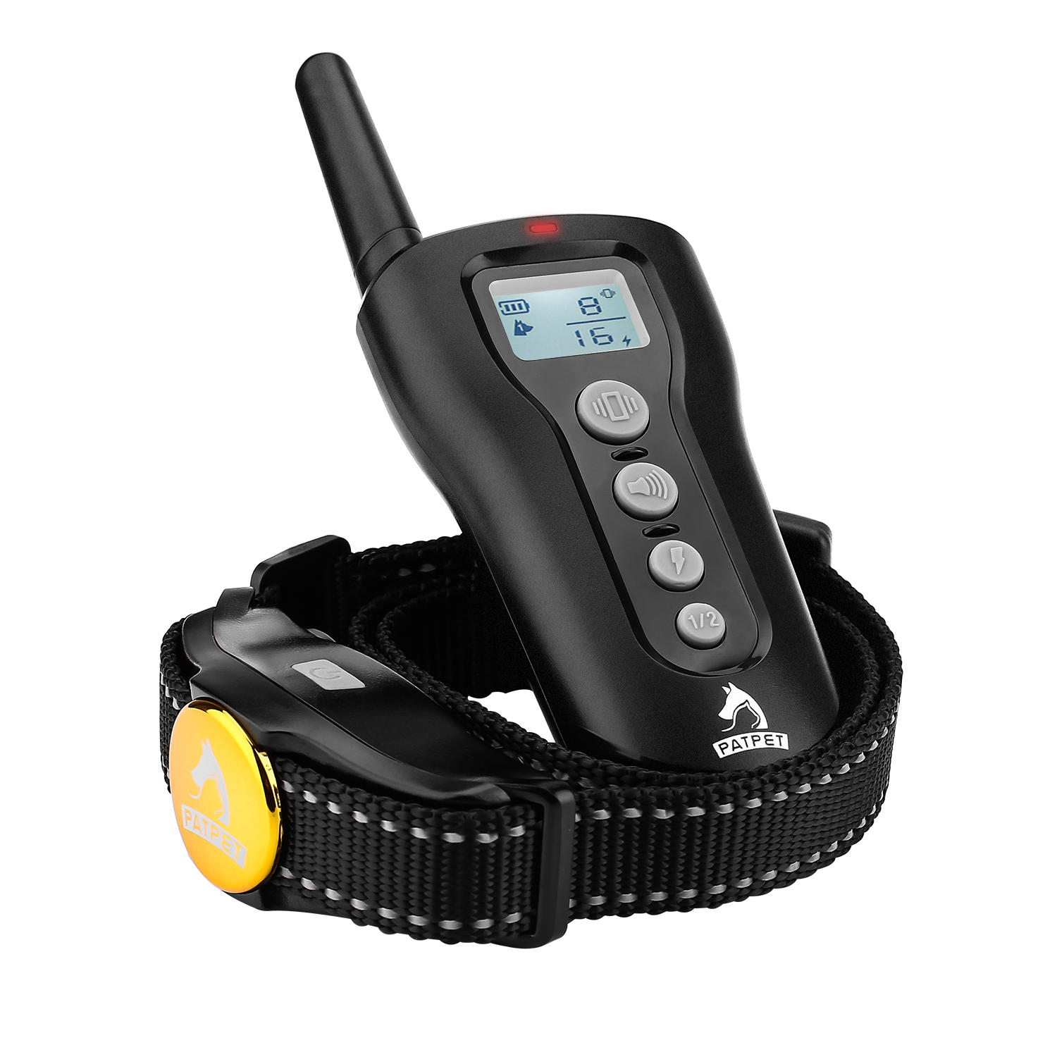 patpet p-collar 320 eu plug dog training collar innovative blind operation shock collar pet