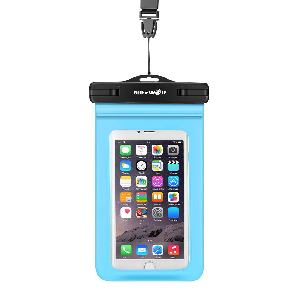 best price,blitzwolf,bw,wb1,touch,screen,waterproof,case,blue,coupon,price,discount