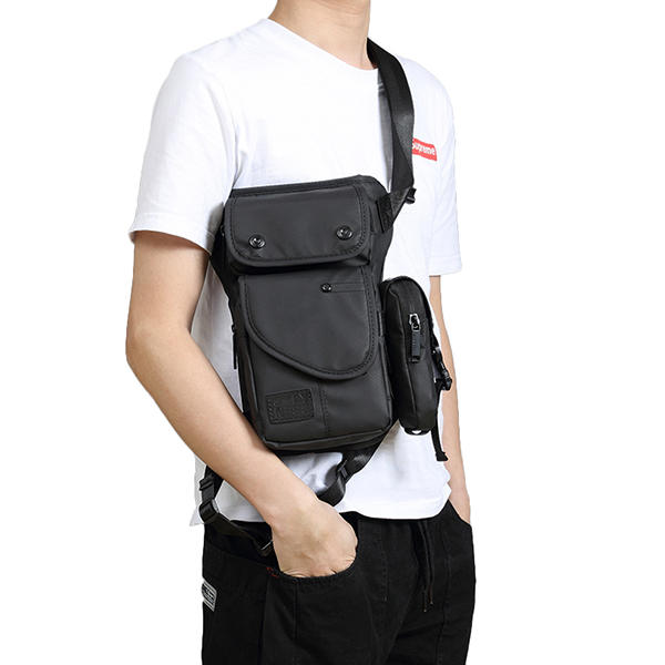 men oxford waterproof waist pack fanny pack bag outdoor sling bag crossbody bag at Banggood