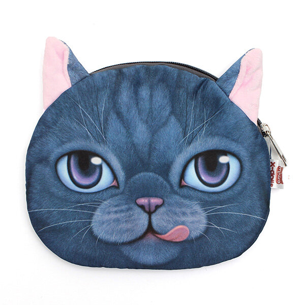 Women Cute Cartoon Cat Head Pattern Shoulder Bag Chain Cross Body Bag - US$16.77 sold out