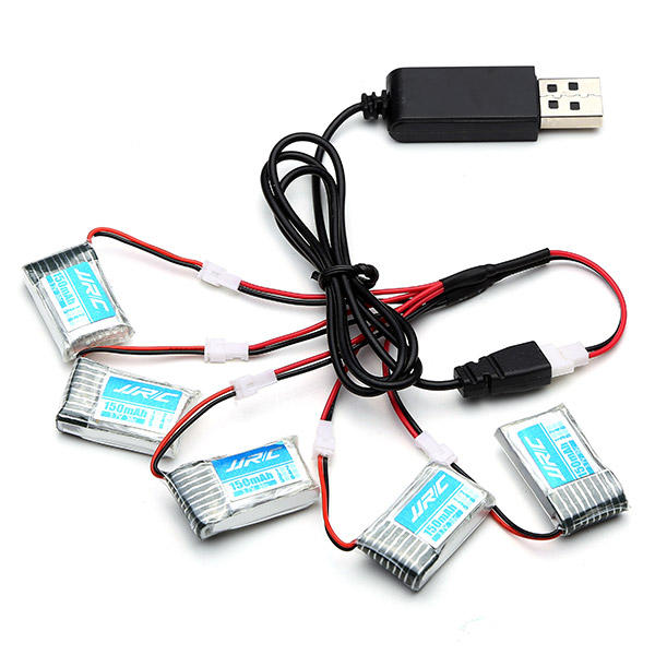 best price,5x,3.7v,150mah,20c,rc,battery,and,cable,discount