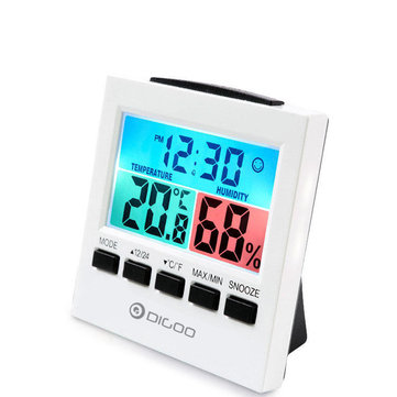Zegar termometr + wilgotnościomierz Digoo DG-C6 za 23zł