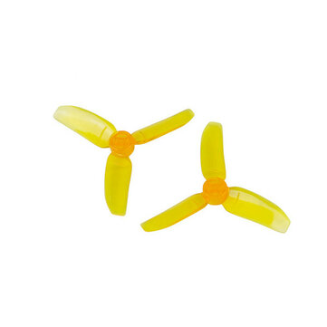 sourcing map 4pcs 7035 2-Blade RC Airplane CCW Propeller 4-axis X-axis Aircraft Orange