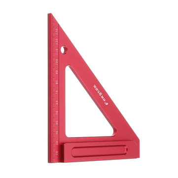 15% OFF For 150mm Aluminium Triangle Ruler l-square Straight Ruler For Woodworking