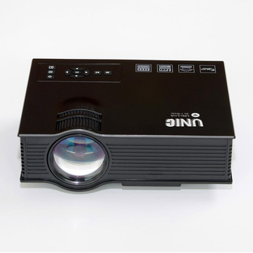UNIC UC68 multimedia Home Theatre 1800 lumens Led Projector with HD 1080p Projector