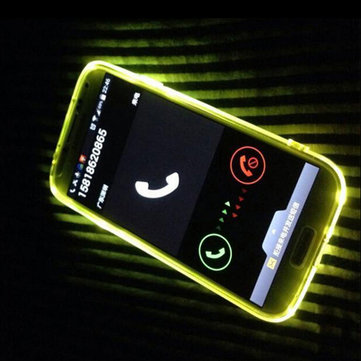 نتيجة بحث الصور عن ‪Multicolor Flashlight Incoming Call Flash Case Frame For Samsung S6/G9200‬‏