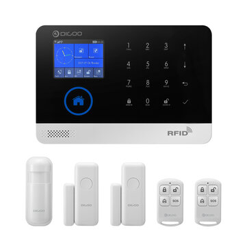 $49.99 DIGOO DG HOSA 433MHz 2G&GSM&WIFI Smart Home Security Alarm System