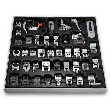 42 PCS Domestic Sewing Machine Foot Presser Feet Kit Sewing Machine Accessories