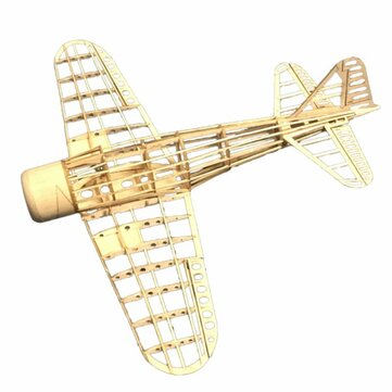Mini Zero Fighter 400mm Wingspan Balsa Wood Laser Cut RC Airplane KIT