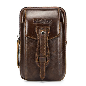 PU Leather Key Bag Solid Casual Waist Bag Vintage Coin wallet For Men ...