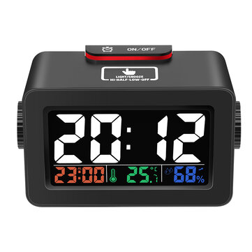 Digoo DG-C1R Brother Double Knob Simplified Alarm Clock Touch Adjust Backlight