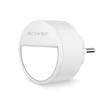 BlitzWolf® BW-LT10 Smart Light Sensor Night Light 3000K Color Temperature 20 Lumens 120° Lighting Angle Mini Night Lamp