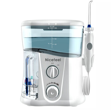 Nicefeel Electric Oral Irrigator Water Flosser with 10 Pressure Settings Toothbrush Dental Care SPA Water Flosser Jet