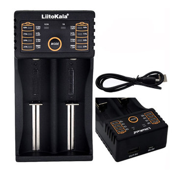 liitokala lii-202 5V 2A 18650/26650/16340/14500 Micro USB Battery Charger